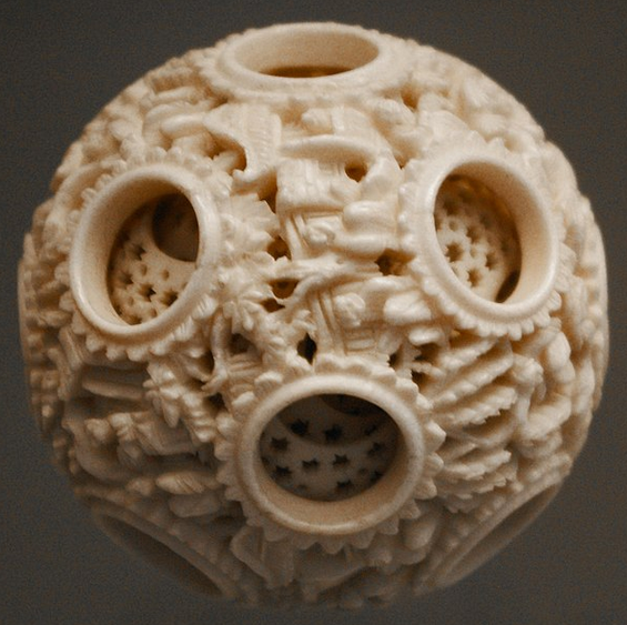 Chinese ivory puzzle ball
